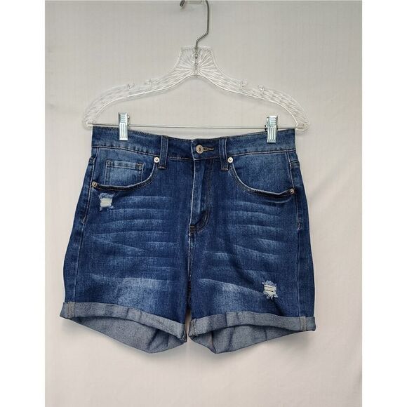 Women's Jeans Distressed Cuff Hem Shorts Jeans. Size Small - Picture 3 of 5